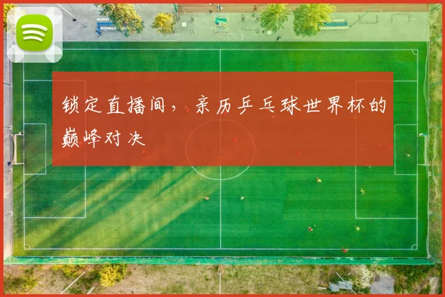 锁定直播间，亲历乒乓球世界杯的巅峰对决